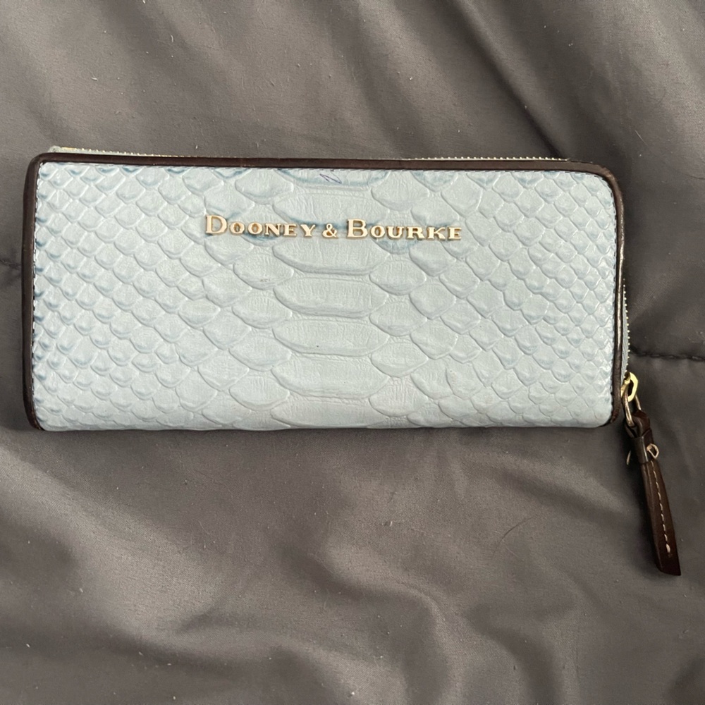 Dooney & Bourke blue wallet